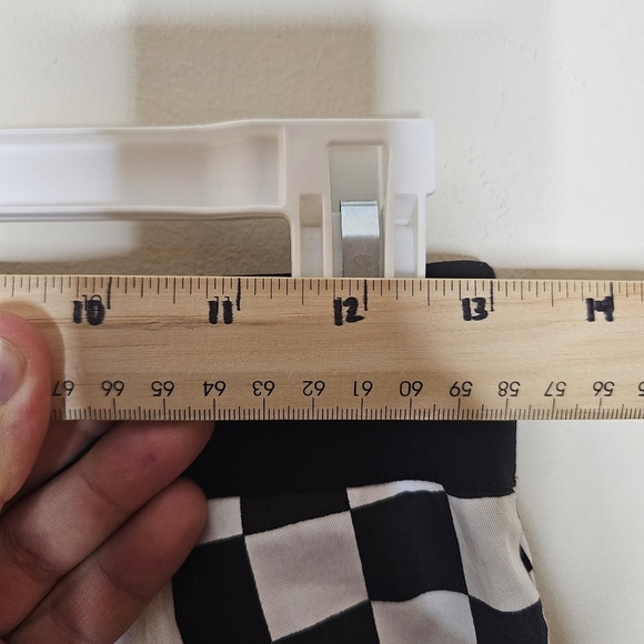 Smak Parlor Checkered Pants Capped Legs Size Medium - Picture 5 of 8